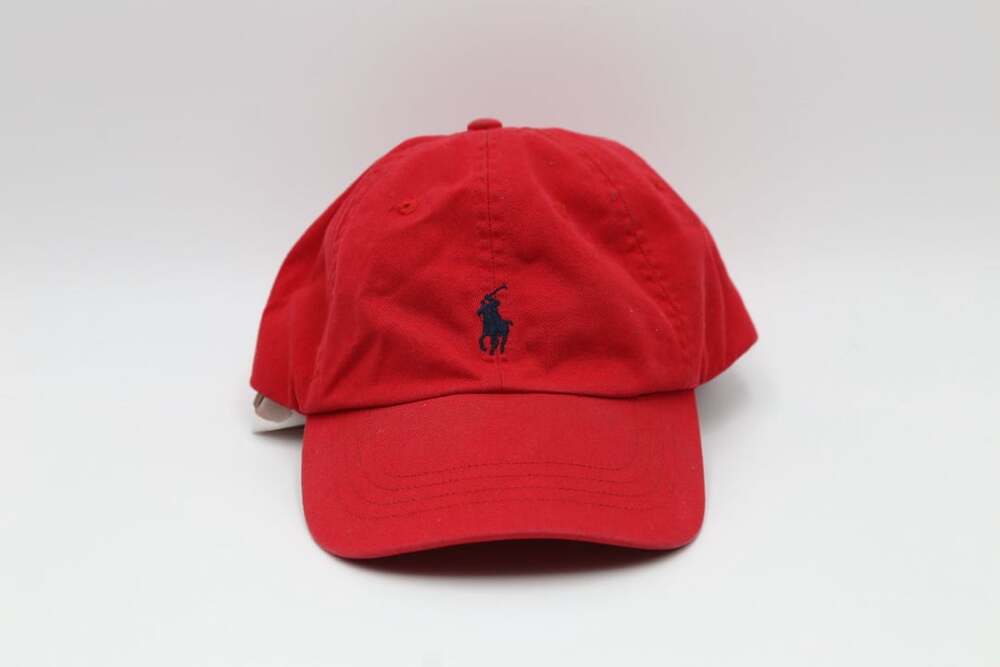 Polo Ralph Lauren Baseball Cap Red Cotton Pony Logo